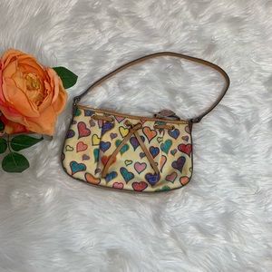 DOONEY & BOURKE Rainbow Heart Mini Hobo
